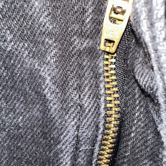 Vintage Lee Rider Silver‎ Tag/leather Patch, Black Skirt,made In USA. (SO26) - Picture 4 of 9